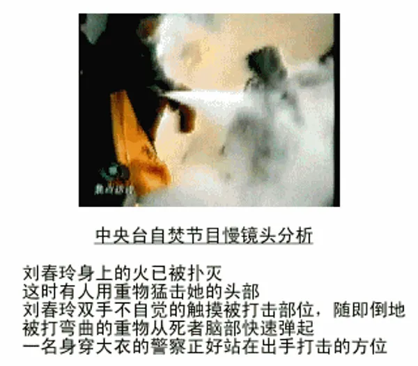 Trích đoạn video tự thiêu