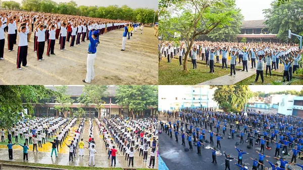 Hình ảnh Pháp Luân Công tại các Trường học