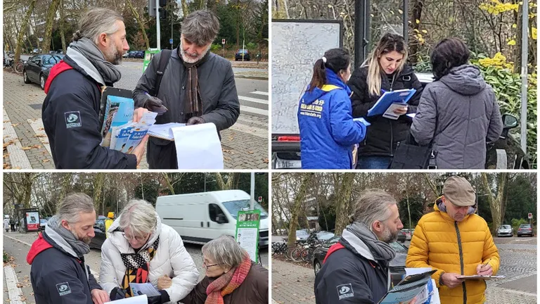 Pháp: Kháng nghị trước trụ sở Hội đồng Châu Âu kêu gọi chấm dứt cuộc bức hại của ĐCSTQ đối với Pháp Luân Công