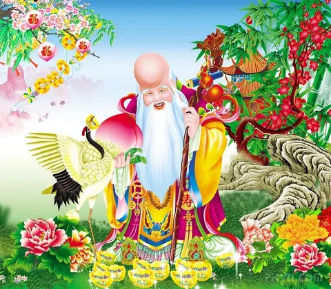 Lão Thọ Tinh chính là biểu tượng của sự trường thọ (Ảnh: Internet)