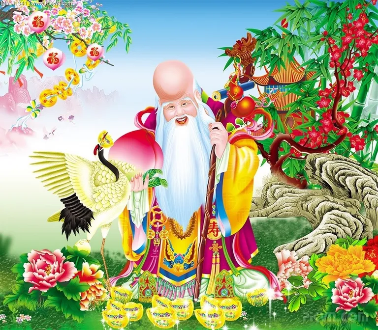 Tác phẩm hội họa: Nam Cực Tiên Ông đồ